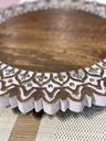 Mango Wood Round Lazy Susan-Large