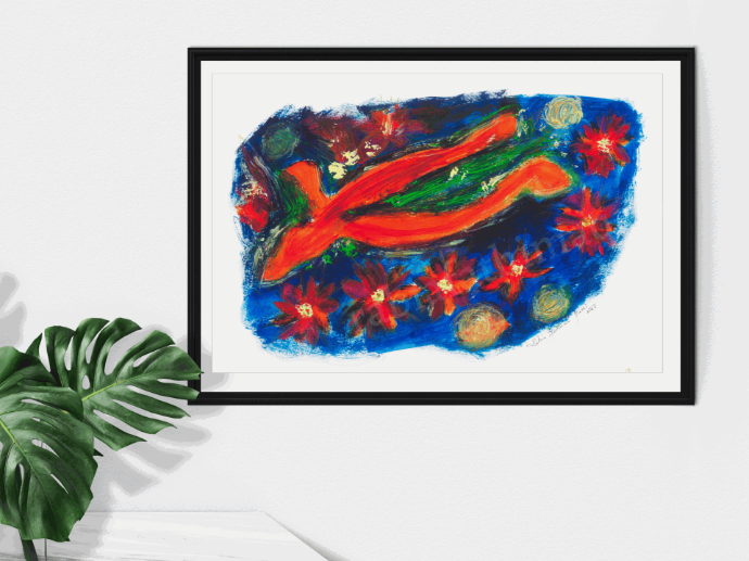 Essence w/ Frame (32x44 cm)