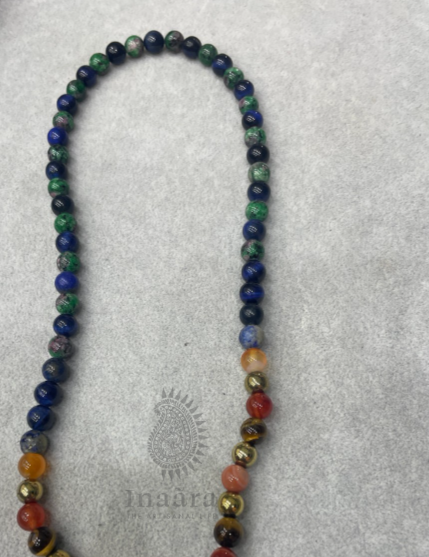 Handcrafted Semi-Precious Mix Stone Bead Necklace