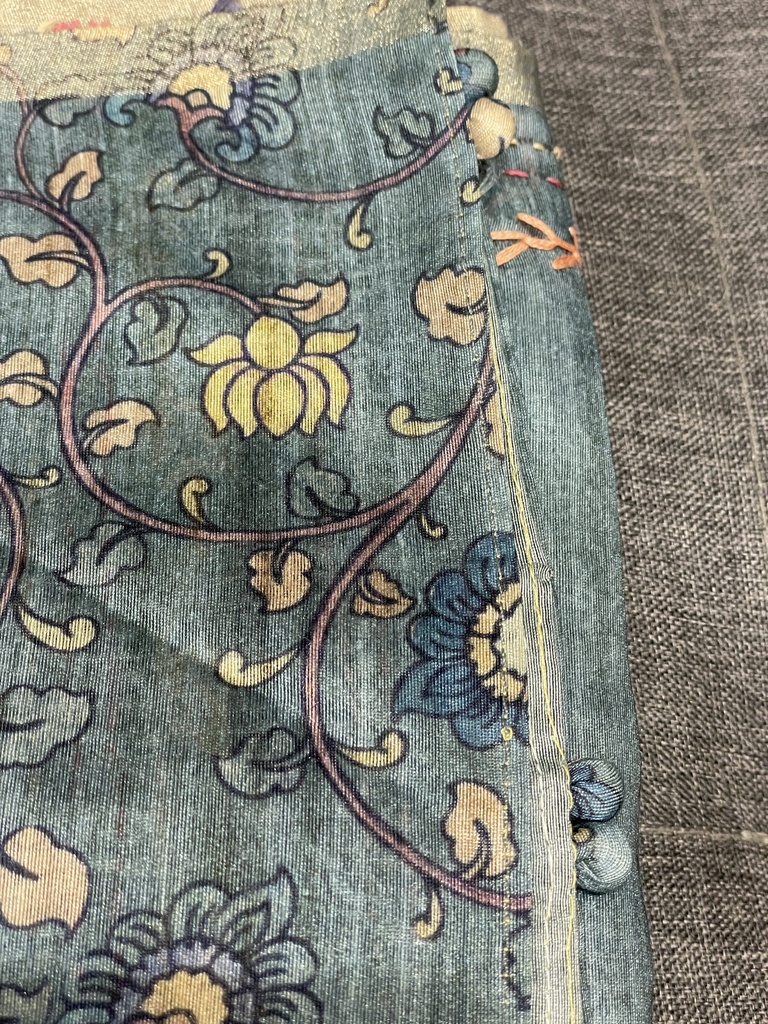 Hand-Embroidered Tussar Silk Saree