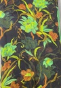 Printed Chiffon Saree - Black
