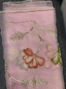Gotta Patti Saree w/ Hand Painted - Pink