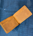 Slim Leather Bifold Wallet