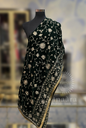 Velvet Luxe Dupatta- Green