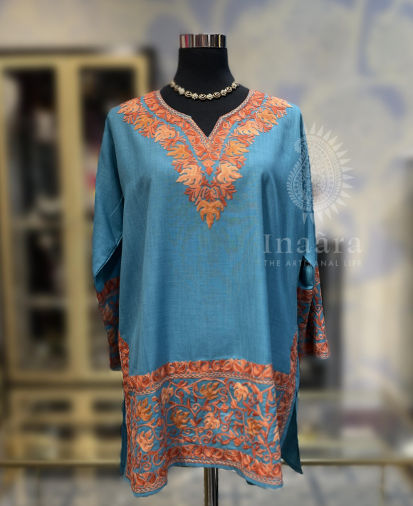 Kurti/Short Size 44- Sky Blue