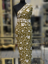 Parsi Gara Dupatta- Olive Green