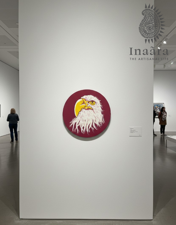 Hand Painted Wooden Wall Decor-Eagle