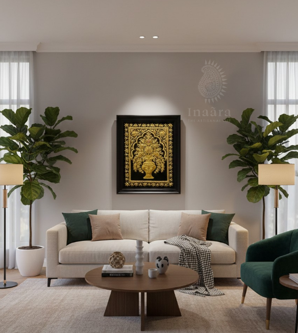 Guldasta - Zardozi Art tapestry (103x75cm) (copy)