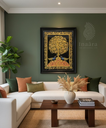 Zardozi Tree of Life Tapestry Artwork