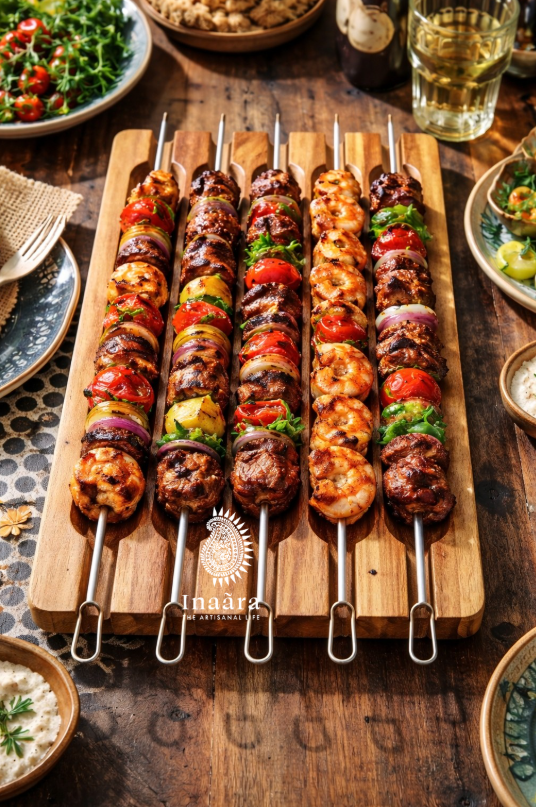 Raazi Kabab Serving Platter