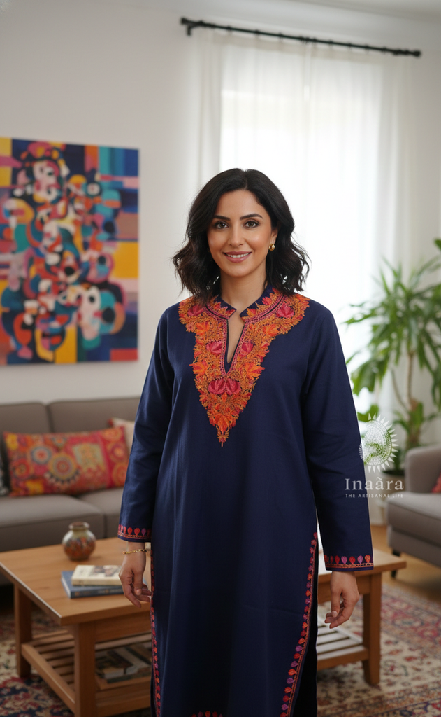 Embroidered Red Ethnic Suit - 3 Piece (copy)