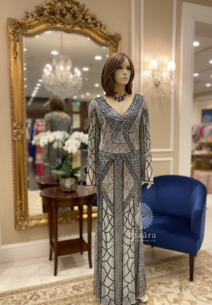 Layla Evening Coat-Steel Blue (copy)