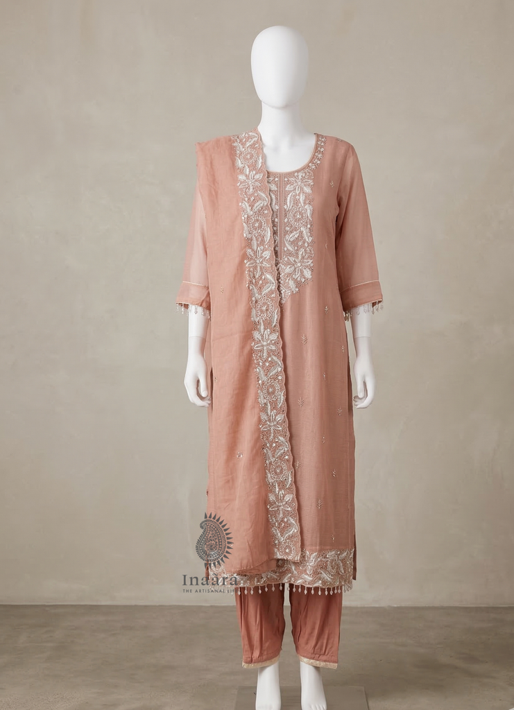 Kurta Set/3 pcs - peach (copy)