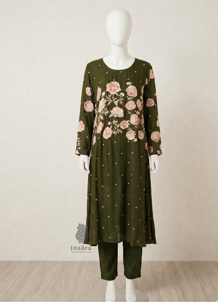 Kurta Set/3 pcs - Off White (copy)