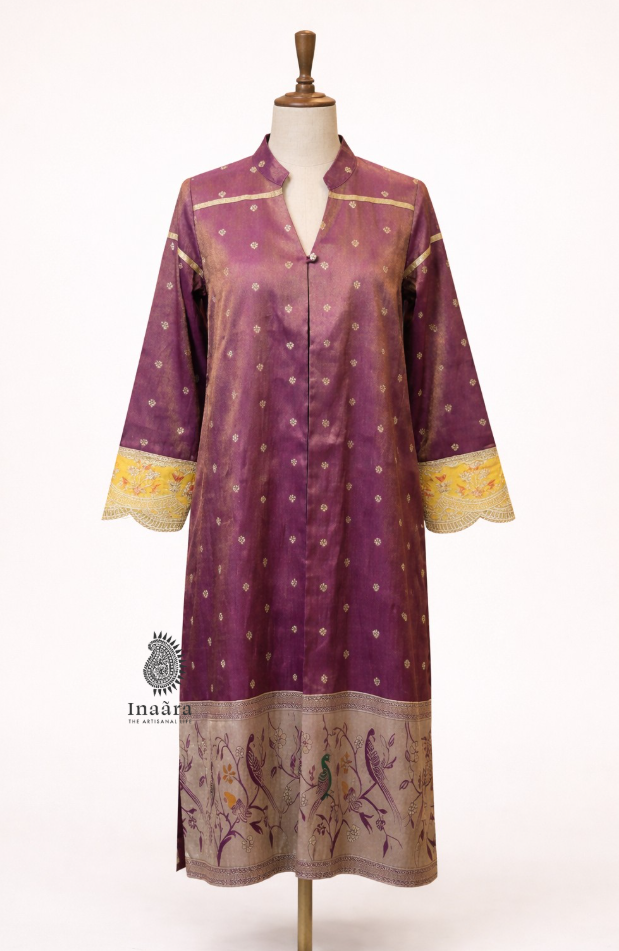 Zarqa shrug - purple/ Yellow