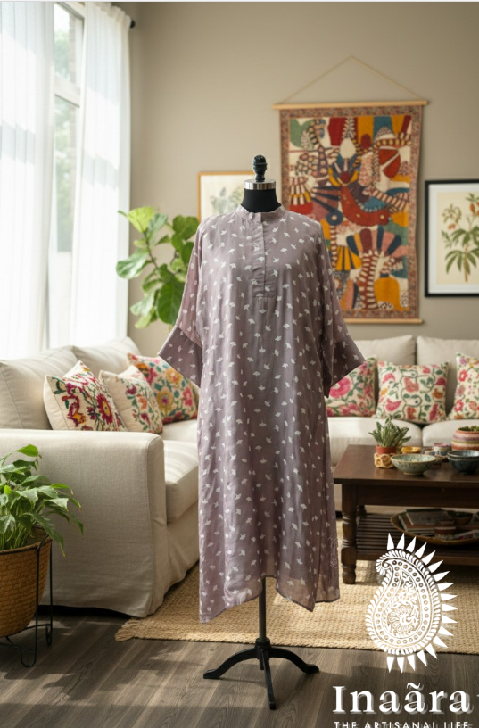 Tamara Shirt Dress-Mauve