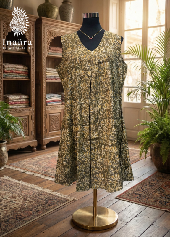Kalamkari Block Print Sleeveless