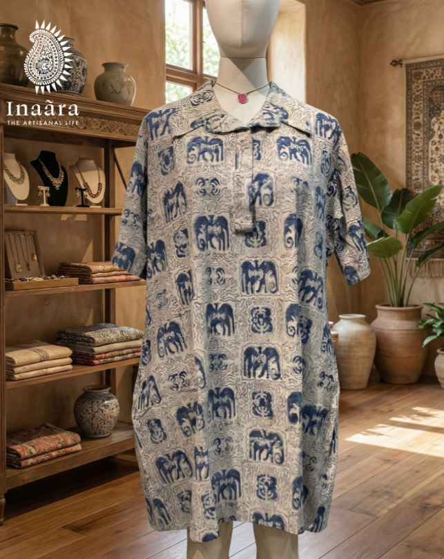 Kalamkari Block Print Top