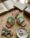 Floral Embroidered Sandals