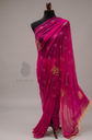 Tie and Die Saree W/Cut Dana work-Chiffon