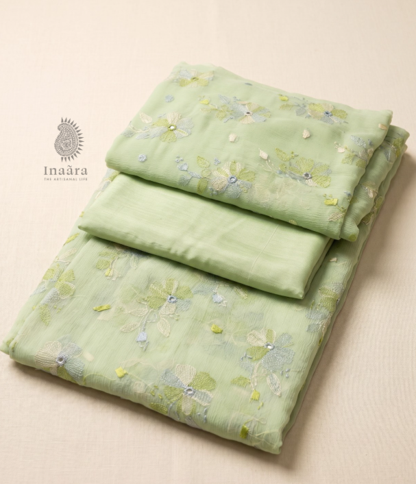 Karandi 3pc Suit Unstitched - Pista