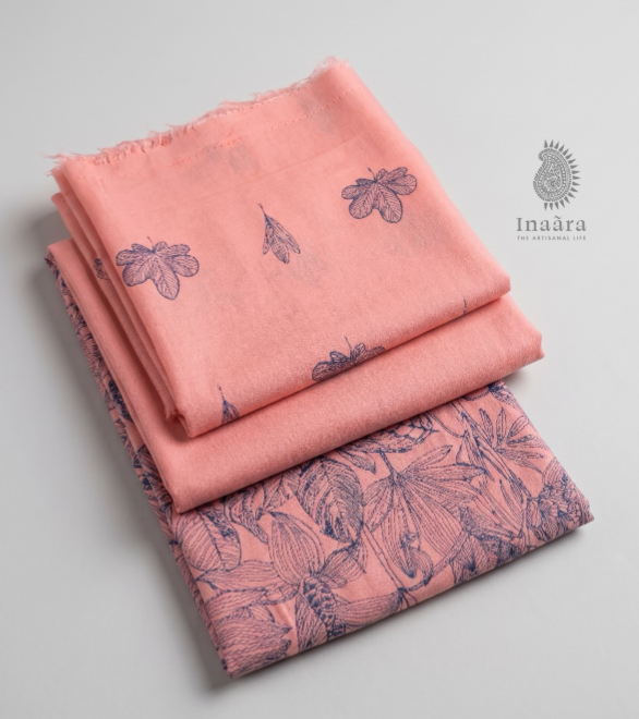 Karandi 3pc Suit Unstitched - Pink