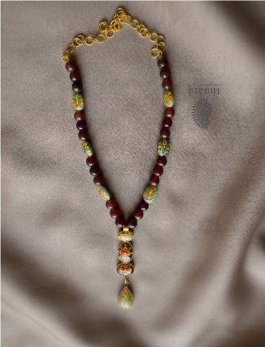 Hand Painted Semi Precious Mala