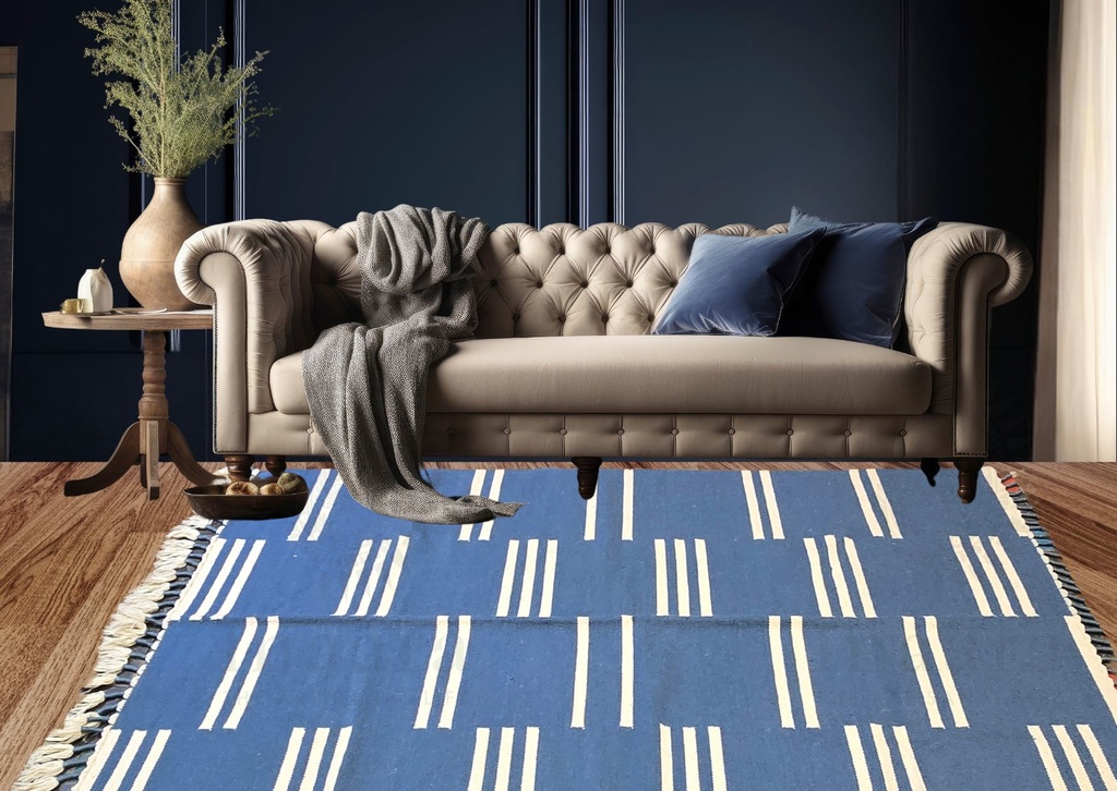 Siyahi Wool Dhurrie(8x5ft)