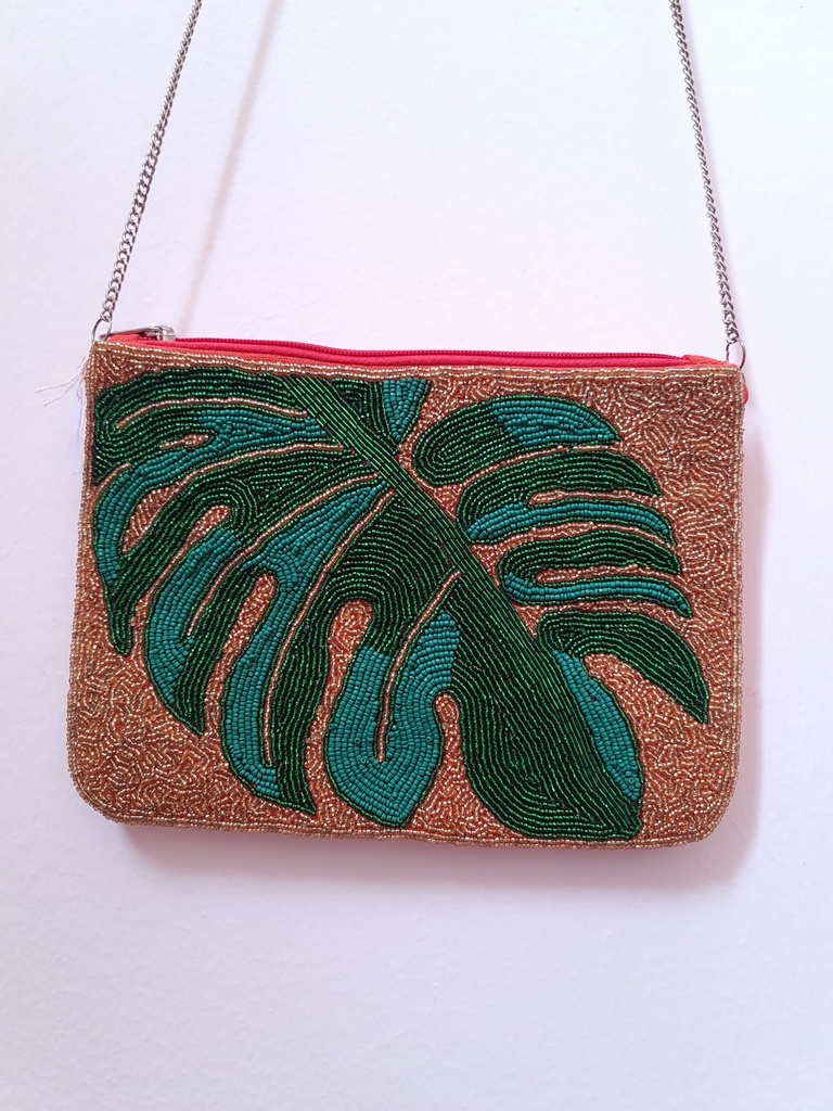 Sequin clutch purse