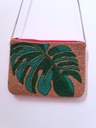Beaded Clutch Purse-Orange