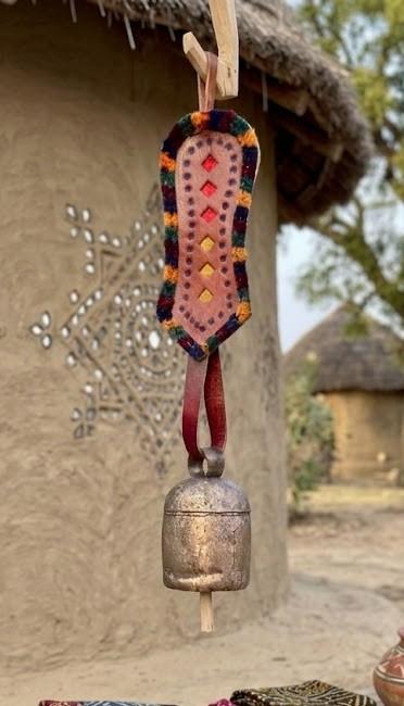 Cow Bell with leather strap