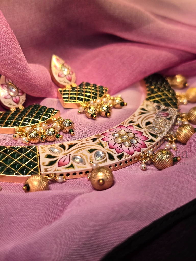 Radhika Meenakari Set