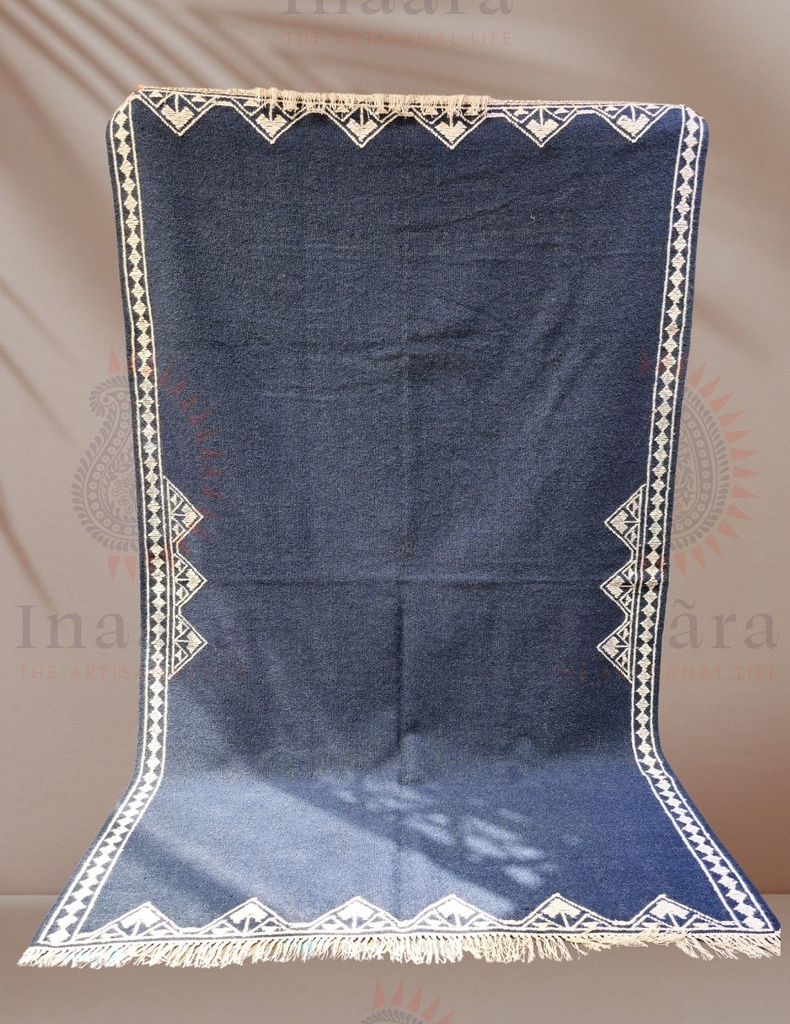 Denimo Handwoven Dhurrie(8x5ft)