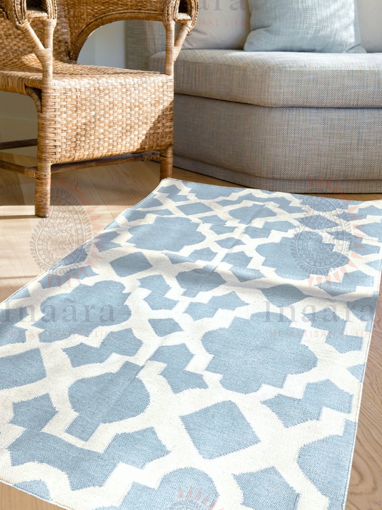 Badal Handwoven Dhurrie(6x4ft)