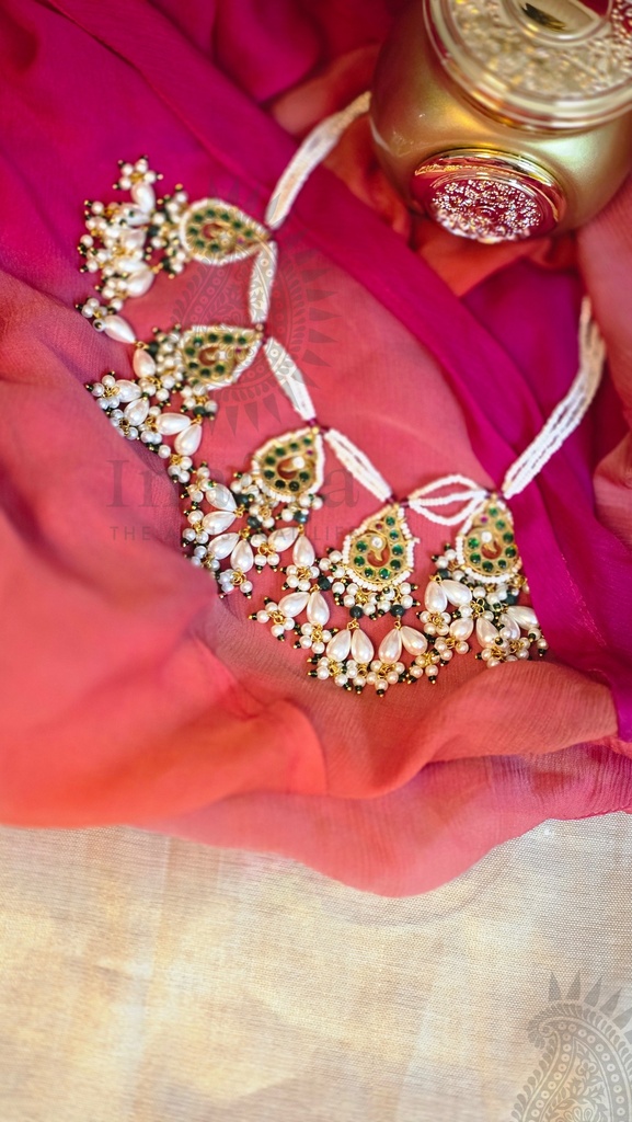 Nirali Necklace Set - Green