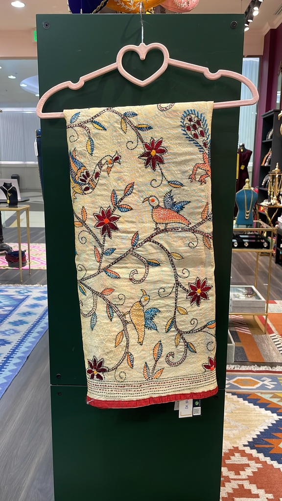 Full Handwork Tree of Life Dupatta