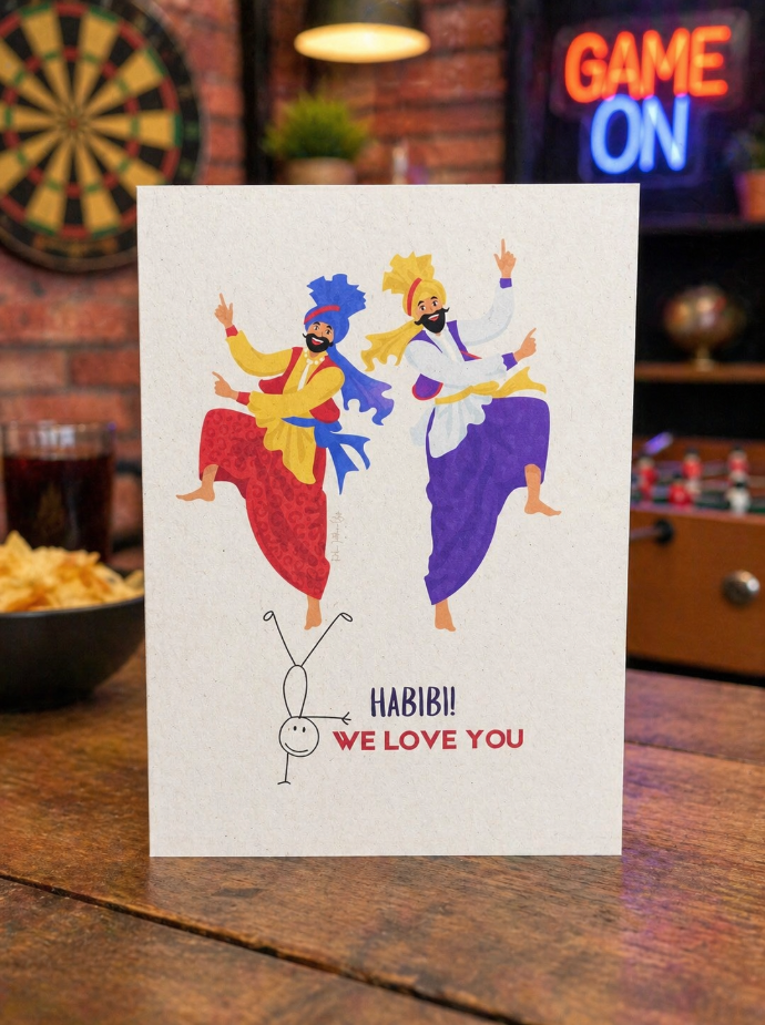 Greeting Card -Habibi