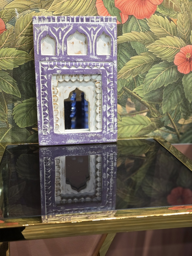 Vintage mirror framed wall decor