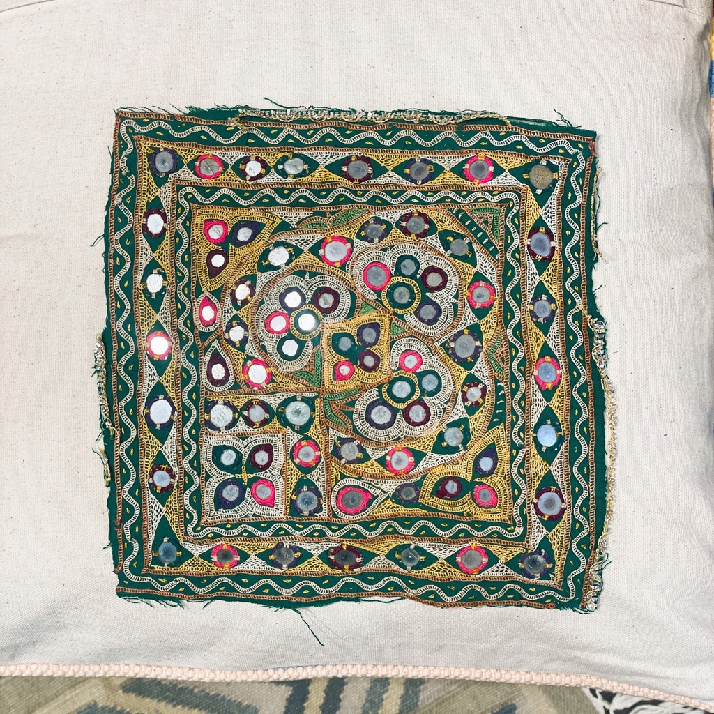 Handmade Vintage Embroidery Tribal Patch