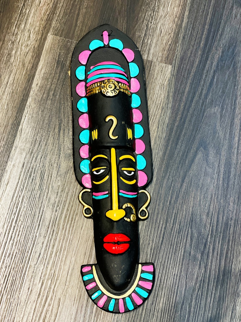 Terra WallHanging Tribal KingQueen Mask