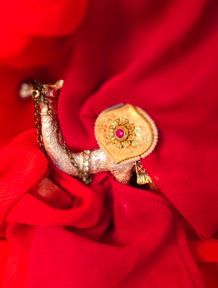 Ajrakh Enamel Ring
