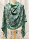 Jamaver Blended Silk Shawl-Green