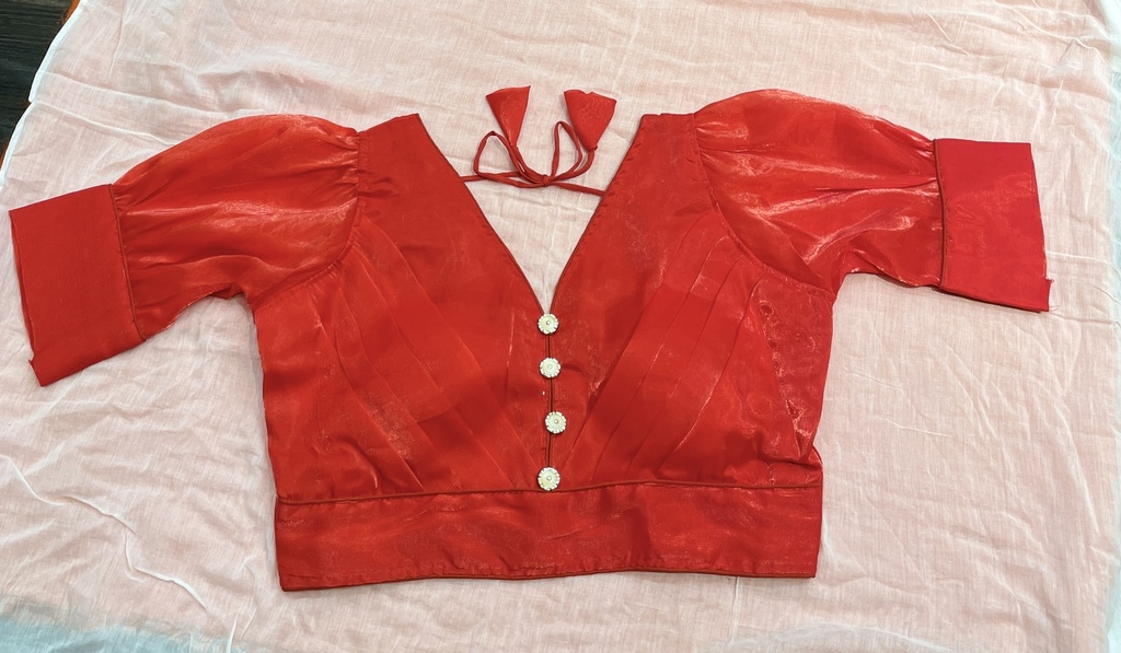 Eka Saree Blouse - Maroon Red (copy)