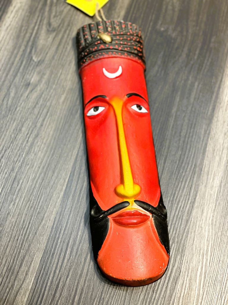 Terracotta Indian Mask-Man