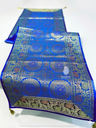 Brocade Table Runner-Blue