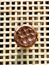 Hammered Copper Knob-Flat