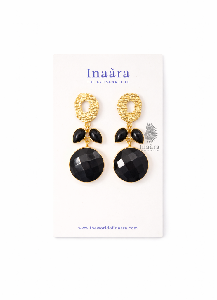 Handcrafted Earrings-Black