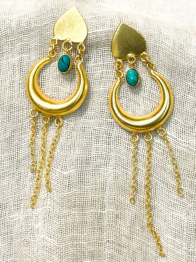 Gold Tone Triple Hoop Earrings (copy)
