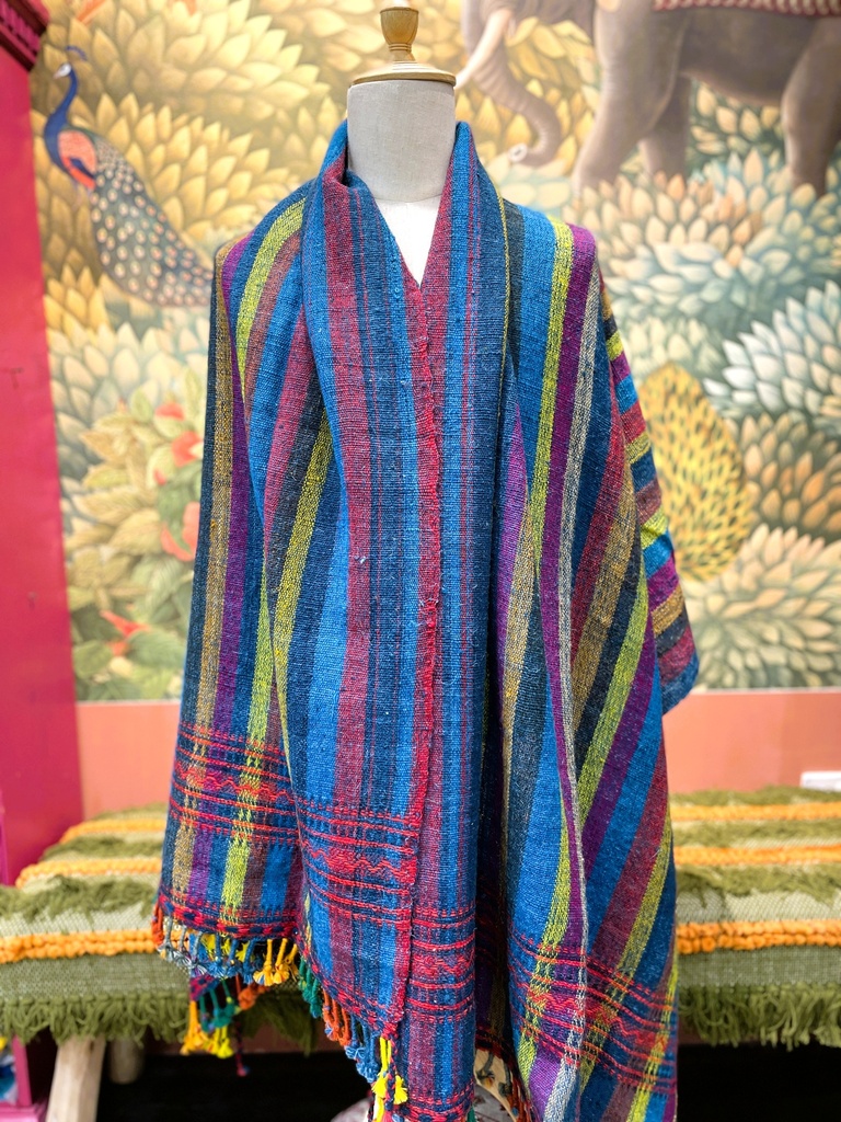 Handwoven Bhujodi Dhabada Desert Shawls
