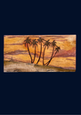 Tropical Sunset-Wood Inlay Art by South  Indian Craftsmen